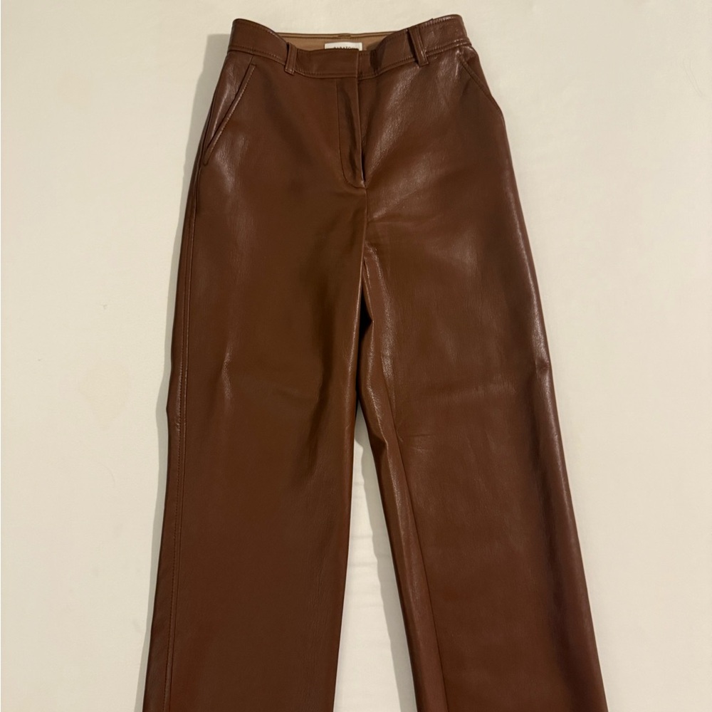 Babaton Leather Agency Pant